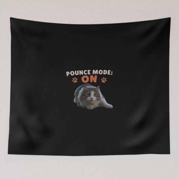 Item preview, Pounce Mode On – Funny Cat Design designed and sold by MB-CatPrints.