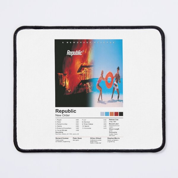 Item preview, New Order - Republic (Album Poster) designed and sold by curseofkazar.