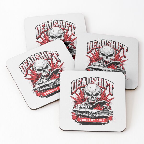 Item preview, Deadshift Burnout Cult Skull Hot Rod Muscle Car designed and sold by Enea Kelo.