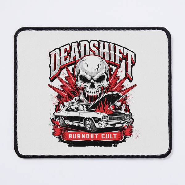 Item preview, Deadshift Burnout Cult Skull Hot Rod Muscle Car designed and sold by Enea Kelo.