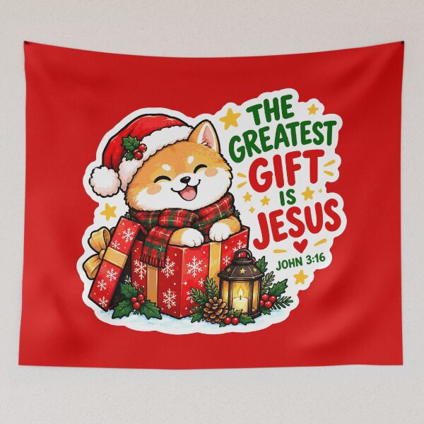 Item preview, John 3:16 The Greatest Gift is JESUS designed and sold by plushism.
