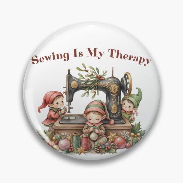 Item preview, Sewing Is My Therapy I Love Sewing Christmas  designed and sold by AleksandraJac05.