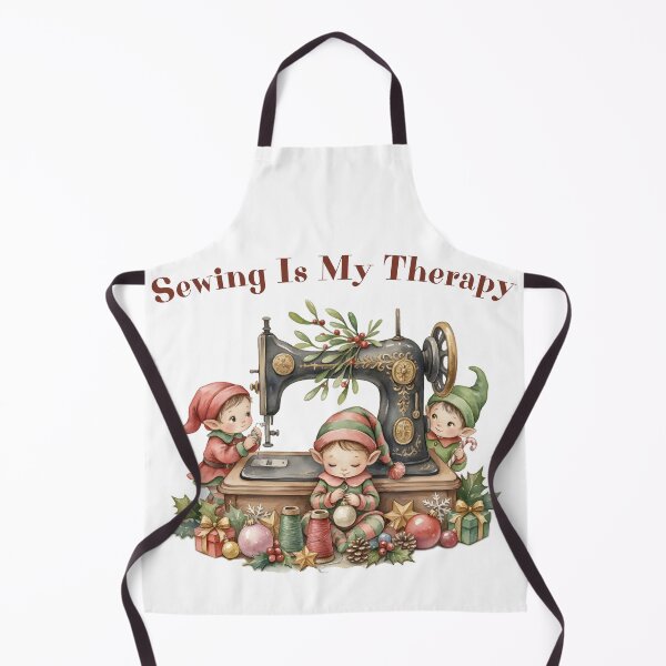 Item preview, Sewing Is My Therapy I Love Sewing Christmas  designed and sold by AleksandraJac05.