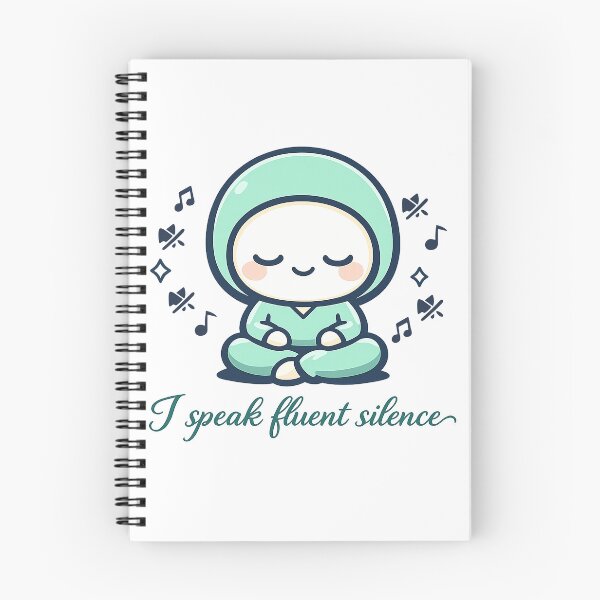 Item preview, I Speak Fluent Silence - Funny Introvert Minimalist T-Shirt designed and sold by Art JSMY.