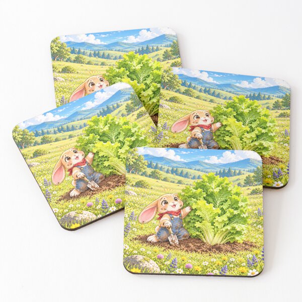Item preview, Little Bunny with Giant Garden Dreams designed and sold by nikkolaus.