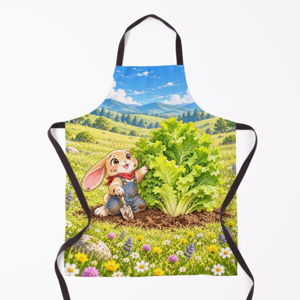 Item preview, Little Bunny with Giant Garden Dreams designed and sold by nikkolaus.
