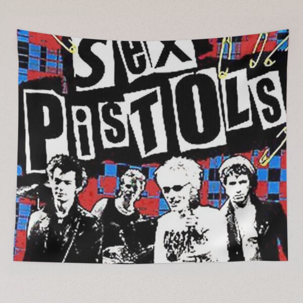 Item preview, Sex Pistols Original Custom Vintage Music Band Tee Unique Poster Wall Art designed and sold by Cool Robot Bro..