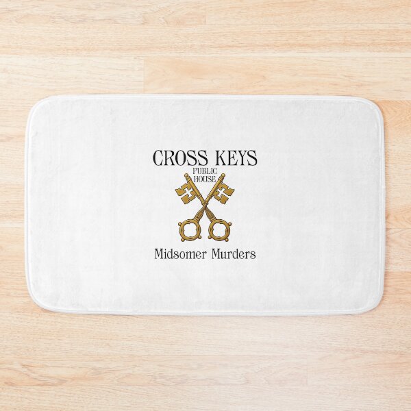 Item preview, CROSS KEYS Public House (on White) designed and sold by PawsitiveMum3.