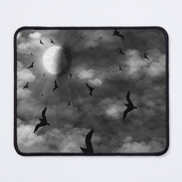 Item preview, Gothic Full Moon Night Sky Dark Aesthetic Art designed and sold by SaraPixels.