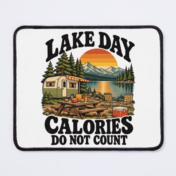 Item preview, Vintage Retro Camper & Lakeside Picnic designed and sold by urbinet.