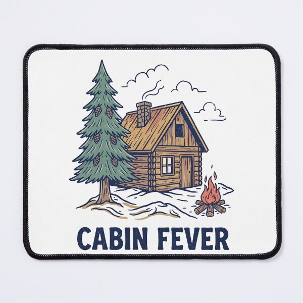 Item preview, Cabin Fever Outdoor Winter Camping designed and sold by Chillo tees.