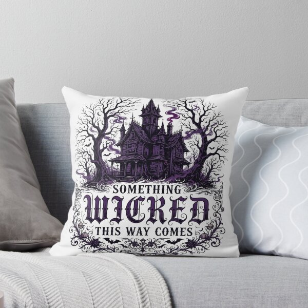 Item preview, Something Wicked This Way Comes Shirt — Gothic Halloween Tee designed and sold by unthinkabletees.