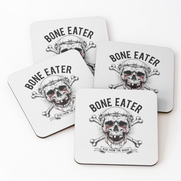 Item preview, Bone Eater Barbed Wire Skull Crossbones Metal designed and sold by Enea Kelo.