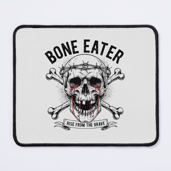Item preview, Bone Eater Barbed Wire Skull Crossbones Metal designed and sold by Enea Kelo.