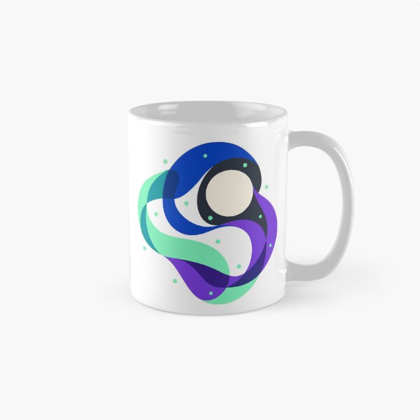 Item preview, Moonwake Current Geometry Coastal Art designed and sold by aihrgdesign.