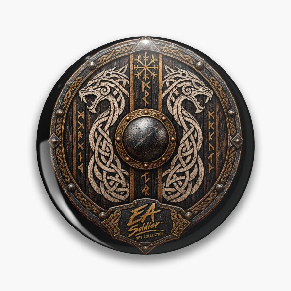 Item preview, Viking Shield  designed and sold by EASNFTCOL.