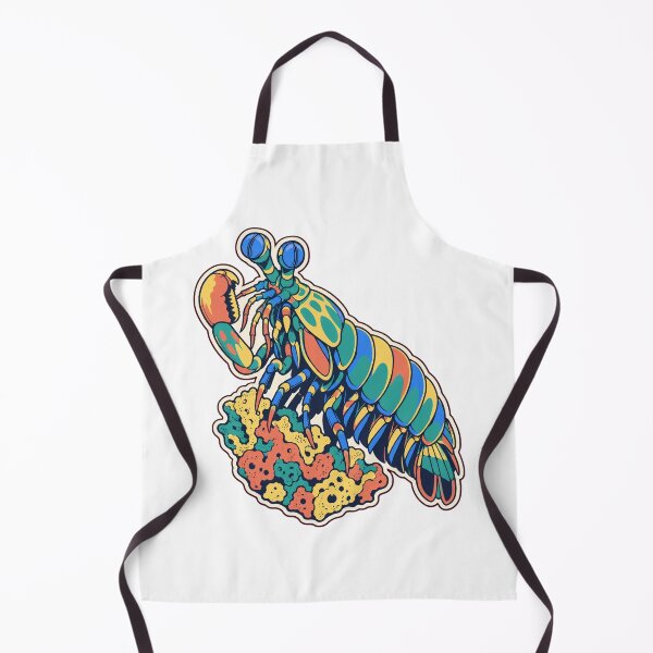 Item preview, Mantis Shrimp Sticker | Peacock Mantis Shrimp Marine Biology Die Cut designed and sold by StickyGuys.