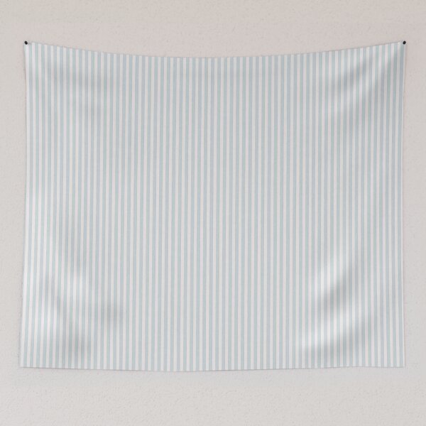 Item preview, Soft Pastel Blue Vertical Stripes Preppy Aesthetic Pattern | Cute Blue Striped Pattern Gift for Women & Girls | Blue Stripes Nursery & Back to School Decor designed and sold by VivaFy.