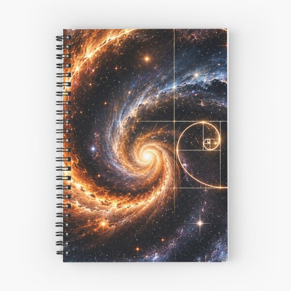 Aperçu de l'œuvre Spirale de Fibonacci – Les mathématiques de la nature | Art mathématique créée et vendue par cosmorastudio.