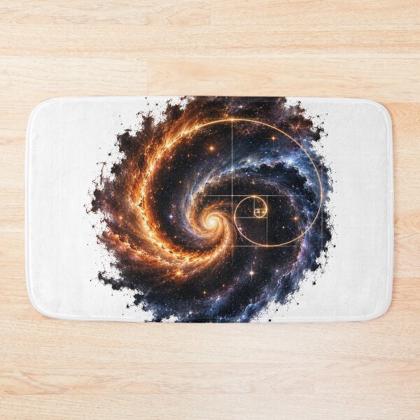 Item preview, Fibonacci Spiral – The Mathematics of Nature | Mathematical Art designed and sold by cosmorastudio.