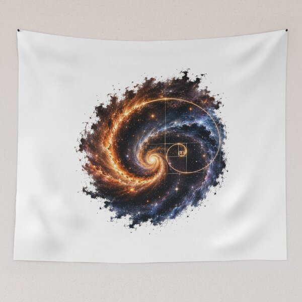 Item preview, Fibonacci Spiral – The Mathematics of Nature | Mathematical Art designed and sold by cosmorastudio.
