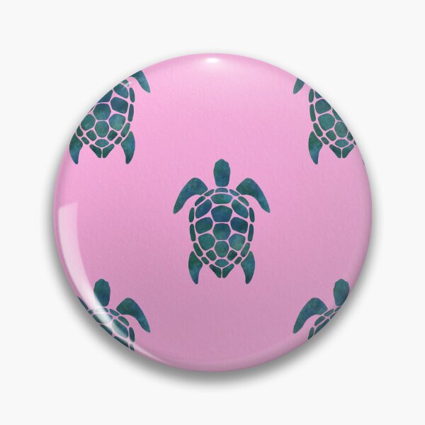 Item preview, Turtles pattern pink designed and sold by Ana Gorozpe.