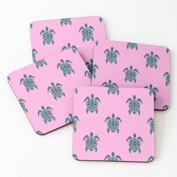 Item preview, Turtles pattern pink designed and sold by Ana Gorozpe.