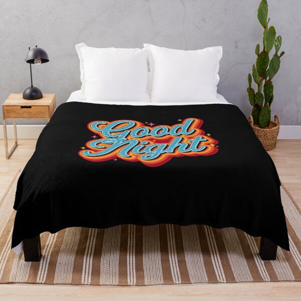 Item preview, Good Night Retro 70s Typography Lettering designed and sold by Enea Kelo.