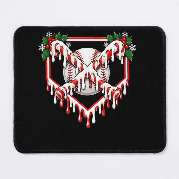 Item preview, Baseball Candy Cane Christmas Baseball Ice Cream Drip Boys designed and sold by clothesy7.