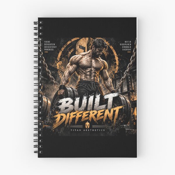 Item preview, Built Different Gym Workout Fitness Titan Aesthetics Art  designed and sold by TITAN AESTHETICS .