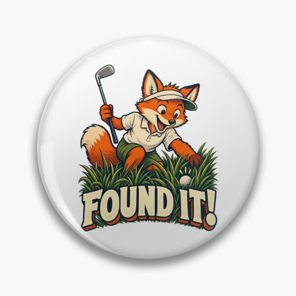 Item preview, Found It! - Funny Fox Golfer designed and sold by Good Mood Foundry.