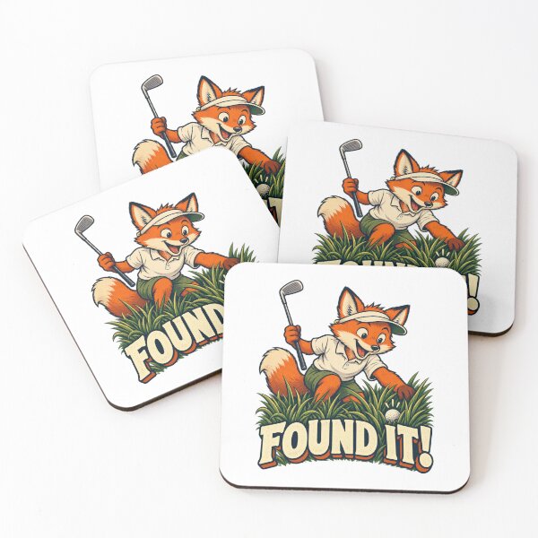 Item preview, Found It! - Funny Fox Golfer designed and sold by Good Mood Foundry.