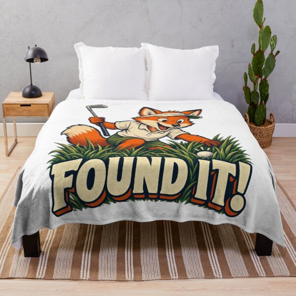 Item preview, Found It! - Funny Fox Golfer designed and sold by Good Mood Foundry.
