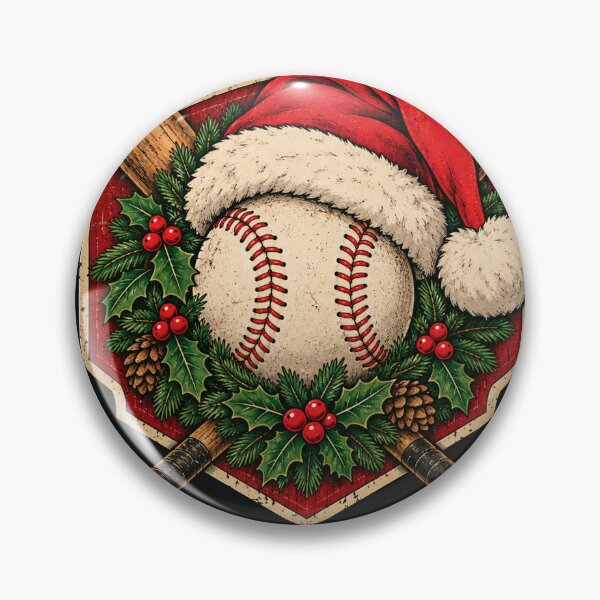 Item preview, Christmas Baseball Santa Hat Vintage Holiday Sports designed and sold by Castielalger.