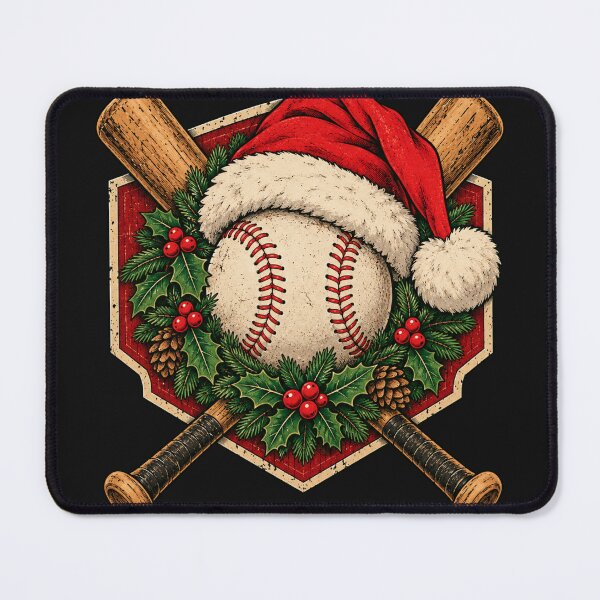 Item preview, Christmas Baseball Santa Hat Vintage Holiday Sports designed and sold by Castielalger.