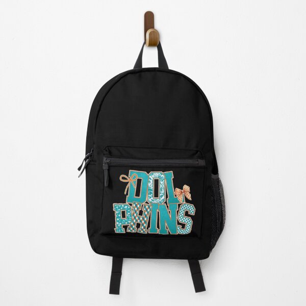 Item preview, Dolphins Floral Coquette Bow Football Fan Team Spirit designed and sold by RockTheFeal.