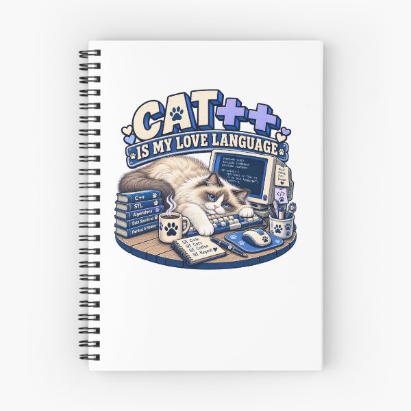 Item preview, Ragdoll Cat Programmer – CAT++ Is My Love Language designed and sold by BigfeetLittlepaws.