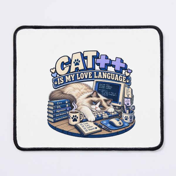 Item preview, Ragdoll Cat Programmer – CAT++ Is My Love Language designed and sold by BigfeetLittlepaws.