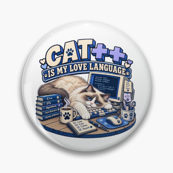 Item preview, Ragdoll Cat Programmer – CAT++ Is My Love Language designed and sold by BigfeetLittlepaws.