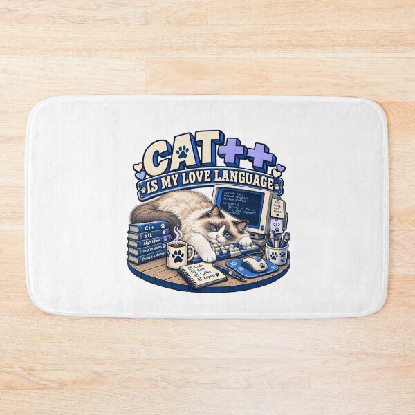 Item preview, Ragdoll Cat Programmer – CAT++ Is My Love Language designed and sold by BigfeetLittlepaws.