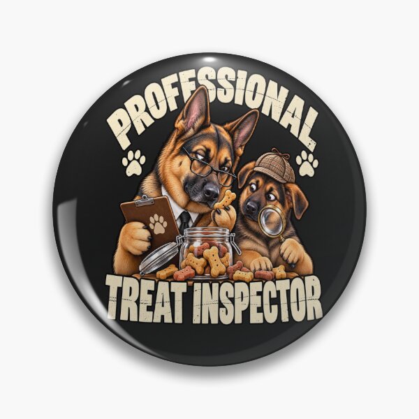 Item preview, Professional Treat Inspector German Shepherd Humor designed and sold by PawPlanetPro.