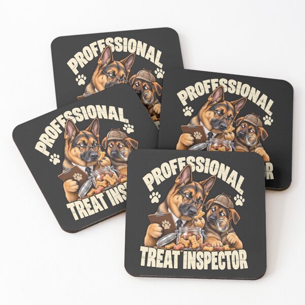 Item preview, Professional Treat Inspector German Shepherd Humor designed and sold by PawPlanetPro.