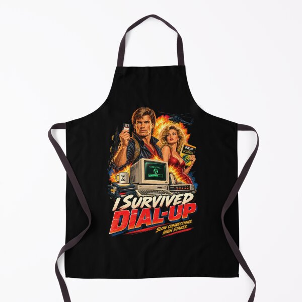 Item preview, I Survived Dial-Up – Retro 90s Internet Action designed and sold by DopeyRobot.