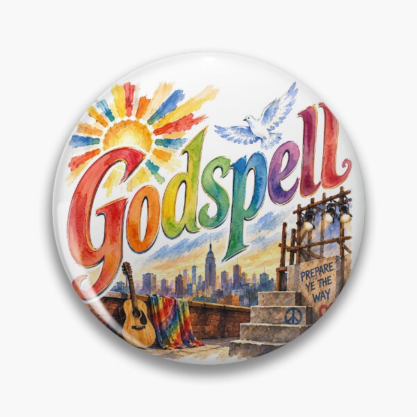 Item preview, Godspell designed and sold by Lyric Vault - Rock on.