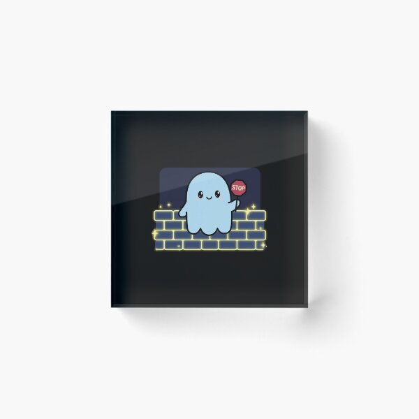 Item preview, Cute Cozy Firewall Ghost T-Shirt - Cybersecurity Tech Humor designed and sold by cybertreat.
