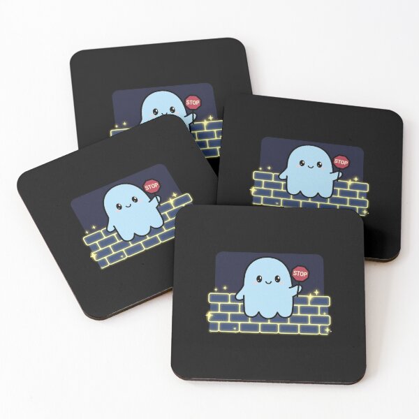 Item preview, Cute Cozy Firewall Ghost T-Shirt - Cybersecurity Tech Humor designed and sold by cybertreat.