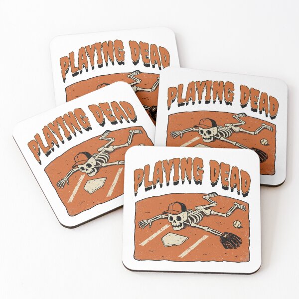 Item preview, Playing Dead Baseball Skeleton Halloween designed and sold by MASMUS27.