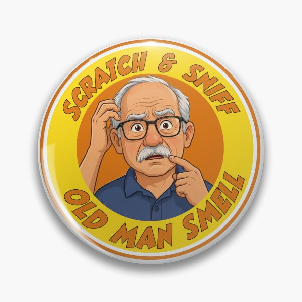 Item preview, Scratch & Sniff - Old Man Smell Funny Retro Cartoon designed and sold by Deviant Logic Design.