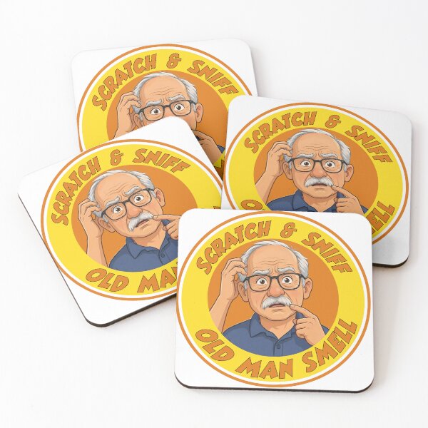 Item preview, Scratch & Sniff - Old Man Smell Funny Retro Cartoon designed and sold by Deviant Logic Design.