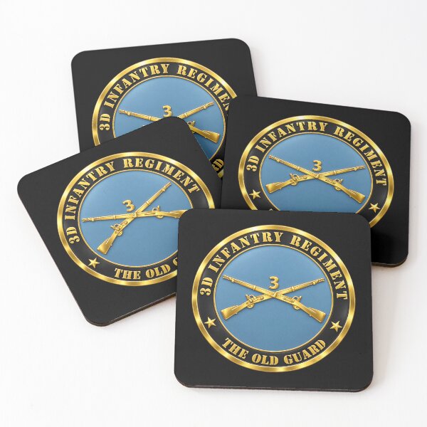 Item preview, Army - 3rd Infantry Regiment -The Old Guard w Inf Branch -  3D - Enhanced designed and sold by Military Insignia Products.